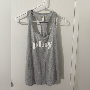 Lolë Gray Athletic Tank Top size Medium